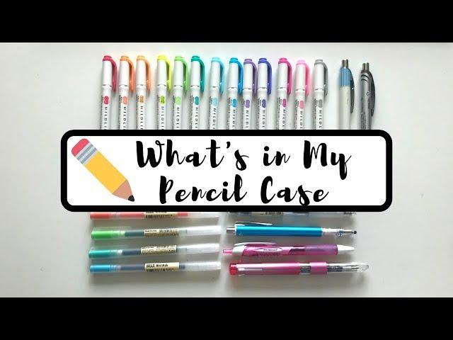 What's in my PENCIL CASE | 2019 | StudyWithKiki