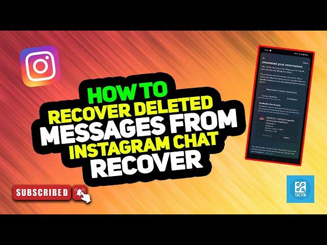 How to Recover Deleted Messages From Instagram Chat Recovery 2024