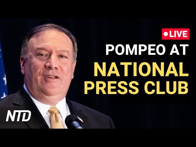 LIVE: Secretary of State Pompeo Speaks at the National Press Club in Washington D.C. (Jan. 12) | NTD