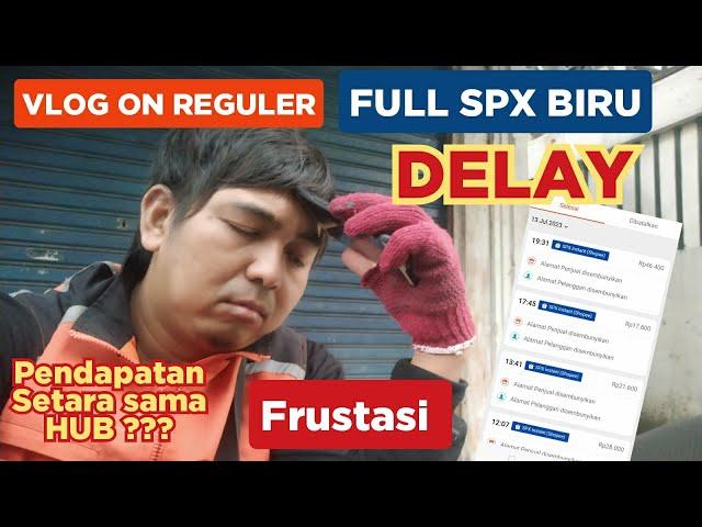 VLOG ON REGULER FULL SPX SHOPEE FOOD DELAY FRUSTASI TAPI MASIH SETARA HUB | TUTORIAL SHOPEE FOOD SPX