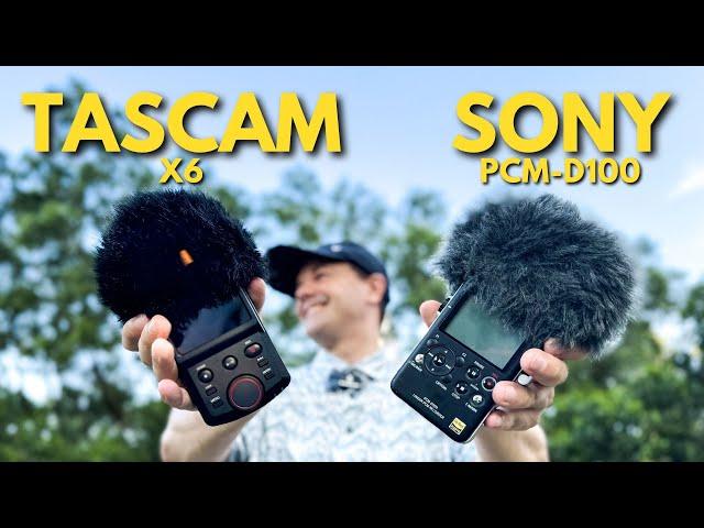 Tascam X6 VS Sony PCM D100: SHOCKING DIFFERENCE??