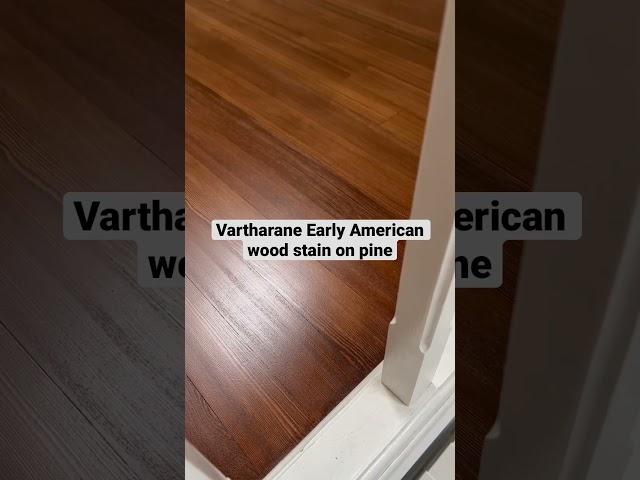 Морилка Vartharane Early American на лиственнице