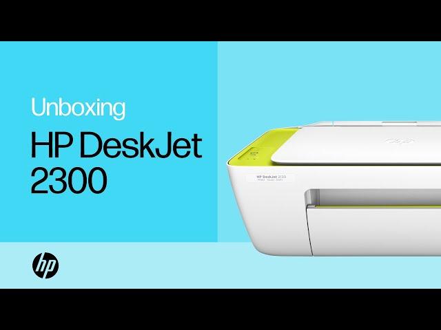 Unbox & Set Up HP DeskJet 1200, 2130, Ink Advantage 1200, 2300 All-in-One Printers | HP Support