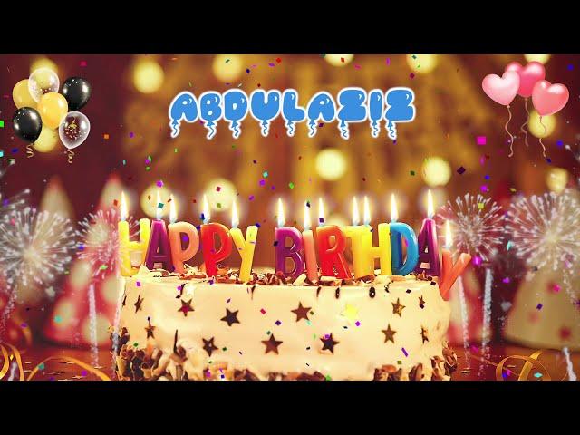 ABDULAZIZ Birthday Song – Happy Birthday Abdulaziz