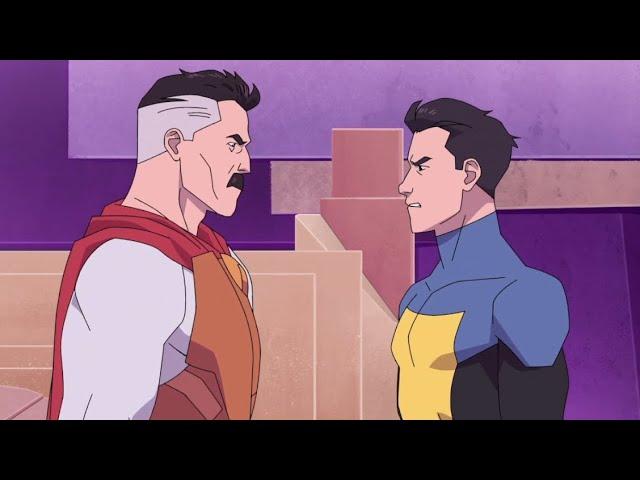 Omni man reunites With Mark | Invincible Season 2 Episode 4