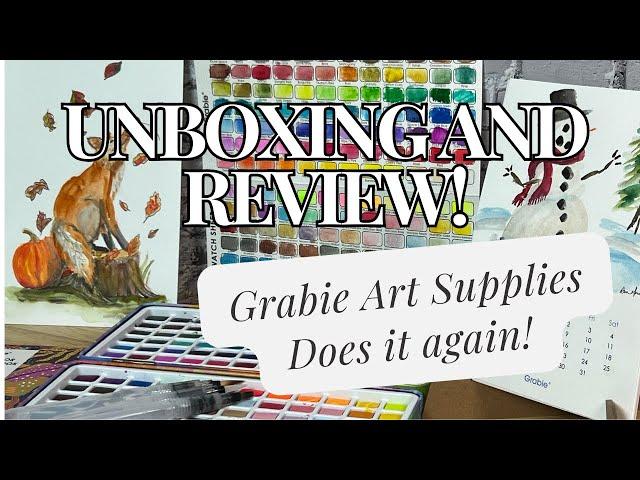 @grabieofficial Unboxing and Review | Is This the BIGGEST Watercolor Set I've Ever Seen?