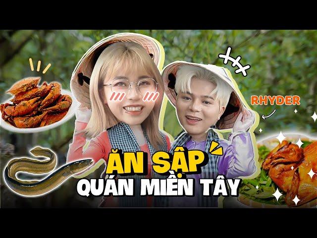 Càn quét đồ ăn miền Tây, trà chanh giã tay... Món số 5 khiến MisThy, Rhyder phải run sợ vì?!