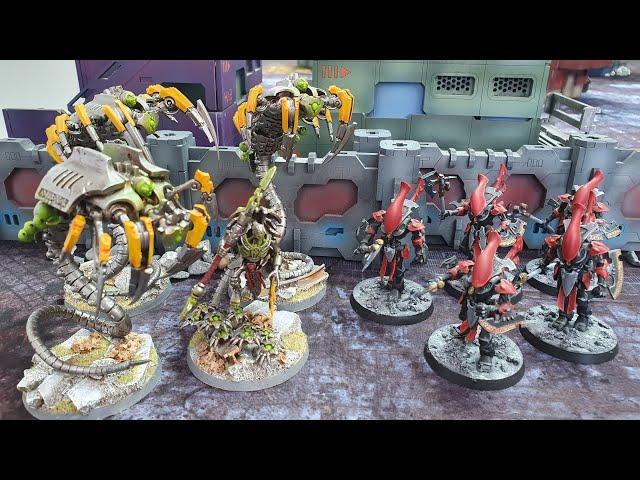 Aeldari vs Necrons, Warhammer 40k battle report