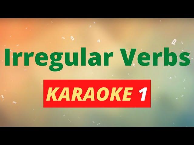 Learn Irregular Verbs  from ‘arise’ to ‘feed’ - lesson 1 -  Irregular verbs Karaoke song