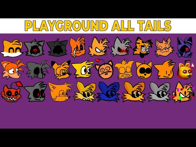 FNF Character Test | Gameplay VS My Playground | ALL Tails Test