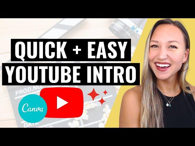 How to Make an Animated YouTube Intro/Outro FAST + Free in Canva