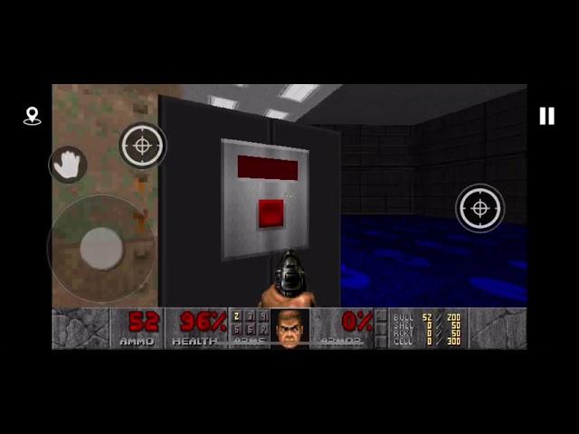 Doom 2 (1994) Gameplay on level 1 on mobile/ iPhone 11