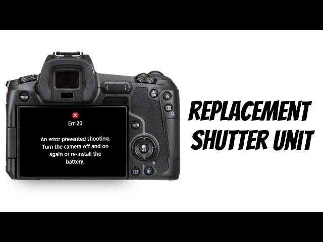 How to replace shutter unit on canon eos R. inspired by liziqi