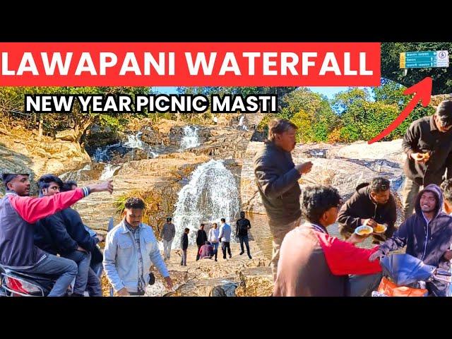 Lawapani Waterfall | New year picnic masti️ | We had a crazy adventure.