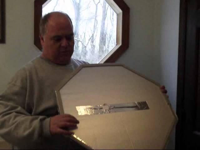 Foam Board Octagon Window Insulation Cover