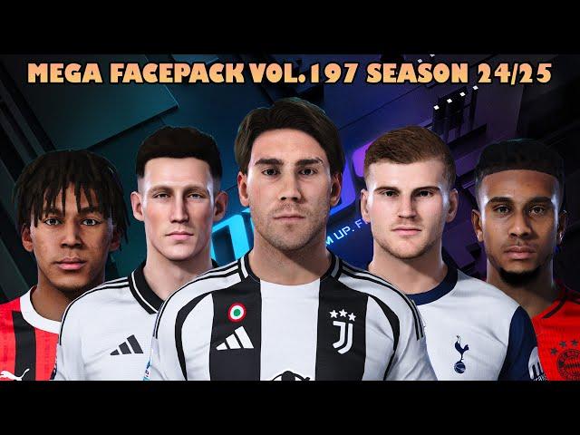 MEGA FACEPACK VOL.197 SEASON 24/25 - PES 2021 & FOOTBALL LIFE 2025