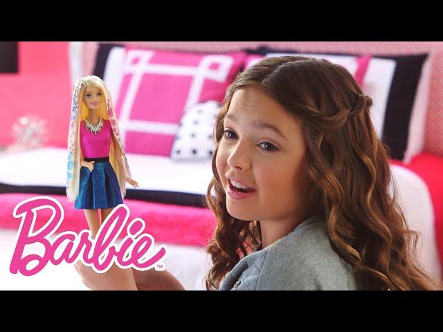 Barbie Glitter Hair Demo Video | @Barbie