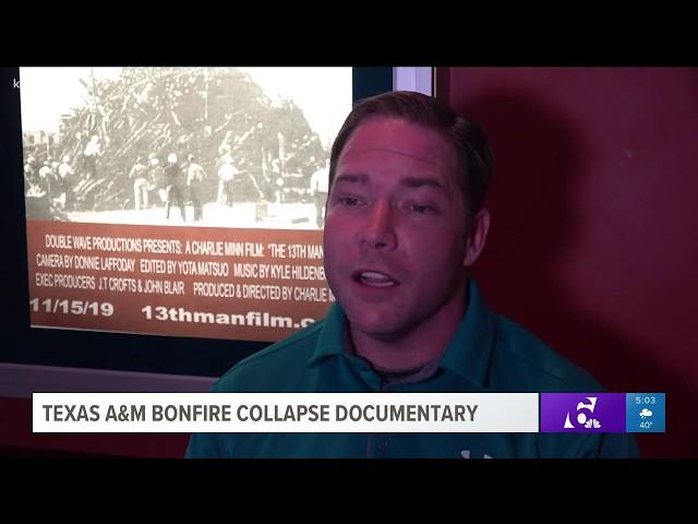 Texas A&M bonfire survivor discusses 'The 13th Man' documentary