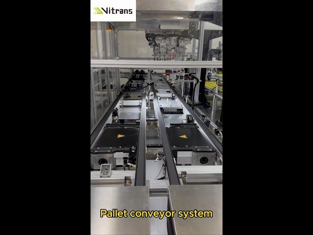 Pallet Conveyor System: Modular Conveyor For Industrial Automated Assembly Line