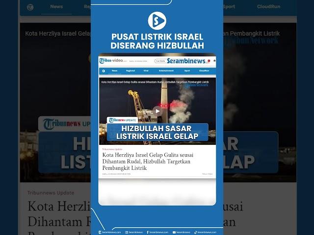 Pusat Listrik Israel Diserang Hizbullah