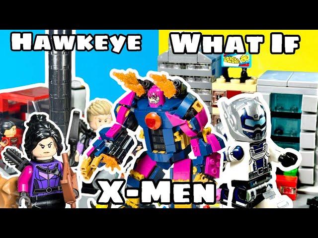 I Built LEGO Sets From Marvel Minifigures PART 1 (X Men: Sentinel, Hawkeye, What If)