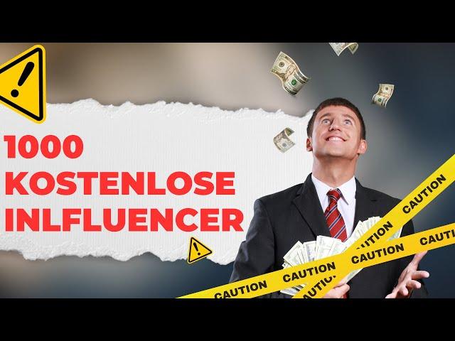 Wie 1000 Influencer KOSTENLOS Werbung für mich gemacht haben - Print on Demand Influencer-Marketing