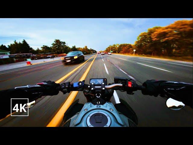 "ENGINE SOUND ONLY" | AFTER WORK  | HONDA CB650R AKRAPOVIC | CITY TRAFFIC VIBES