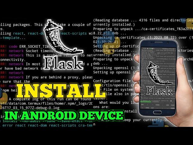 How to install flask in Android device | How to use Flask Framework in Termux | Flask