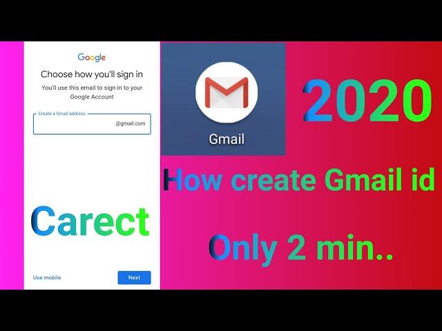 How to create Gmail account | create email I'd kaise banaye | Google id kaise banaye