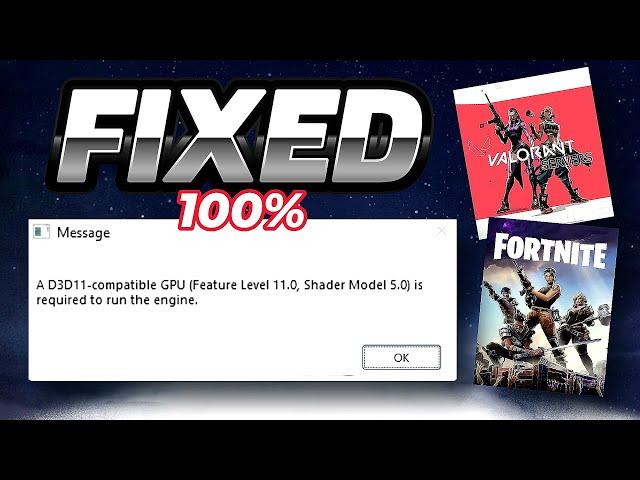 D3D11compatible GPU (Feature Level 11.0 Shader Model 5.0) is required to run the engine /fixed 