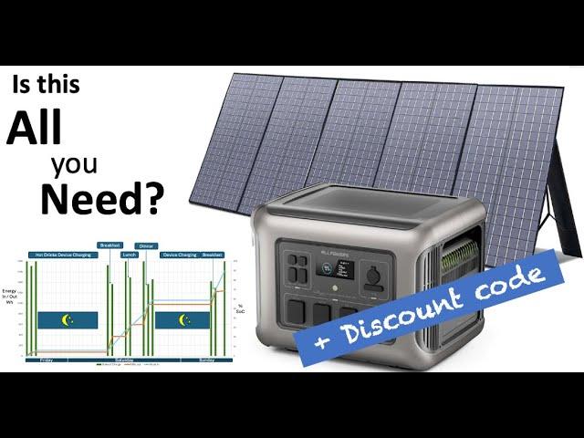 The Only Power you Need? AllPowers R2500 Portable Power Station & 400w Solar Panel & Discount code!