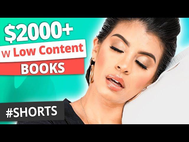 $2000+ w/ low content books (lazy way) #shorts