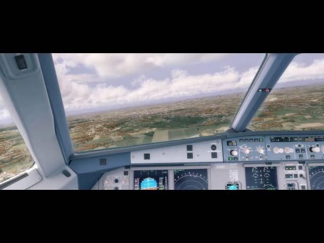 landing A320 aerosoft prepar3d i7 6700k  gtx 1080 etc...