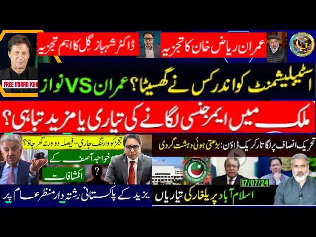Imran Riaz Khan & Dr Shahbaz Gill Latest Update | Gigglo TV