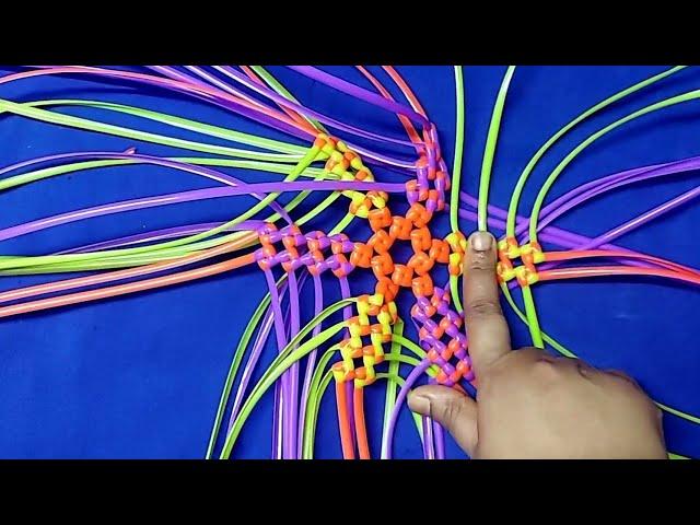 हिंदी plastic wire pooja bag tutorial |1ROLL POOJA  BAG