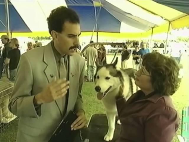 Borat - Learning about dogs - Rare