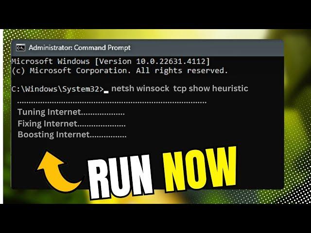 How To Speed Up Internet Using CMD(Command Prompt Fix)