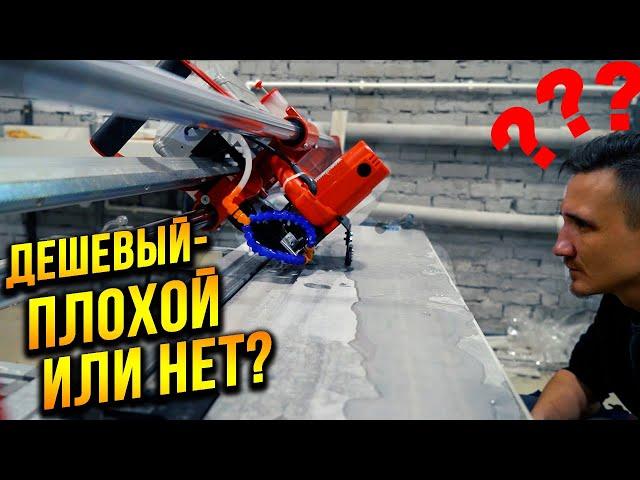 Плиткорез который сам режет плитку  Недорогой китайский станок LETO TOOLS T8 12