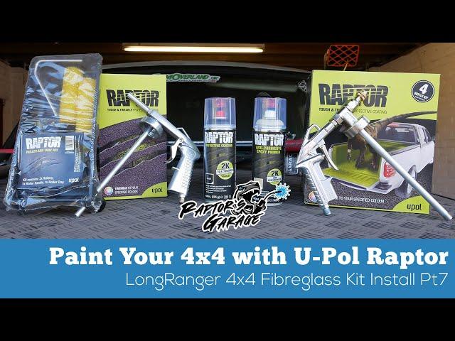 Raptor Painting a LongRanger Fibreglass Kit Discovery 1 Pt7 - Raptor's Garage | The Archives