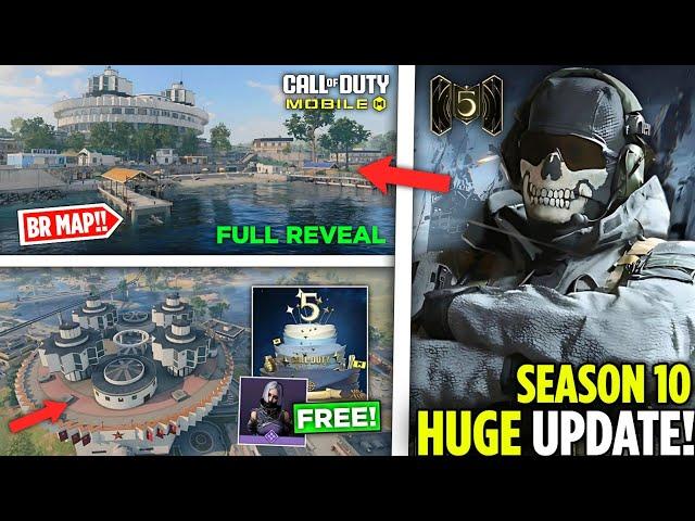 *NEW* Season 10 Leaks! New BR Map Full Reveal! + Free 5th Anniversary Rewards & More! Codm