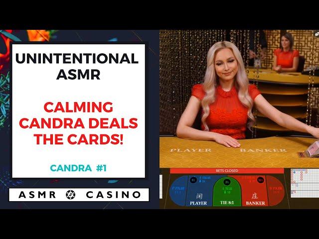 Calming Candra #1 Unintentional ASMR Live Casino Baccarat Gameplay - Find Calm With  Casino ASMR