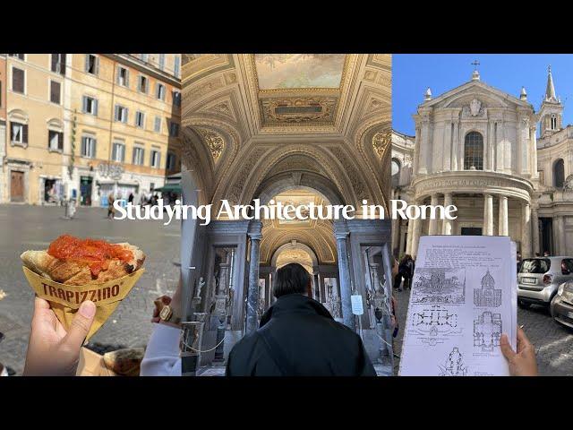A day of life studying abroad in ROME: architecture tours, Italian class, and fooood