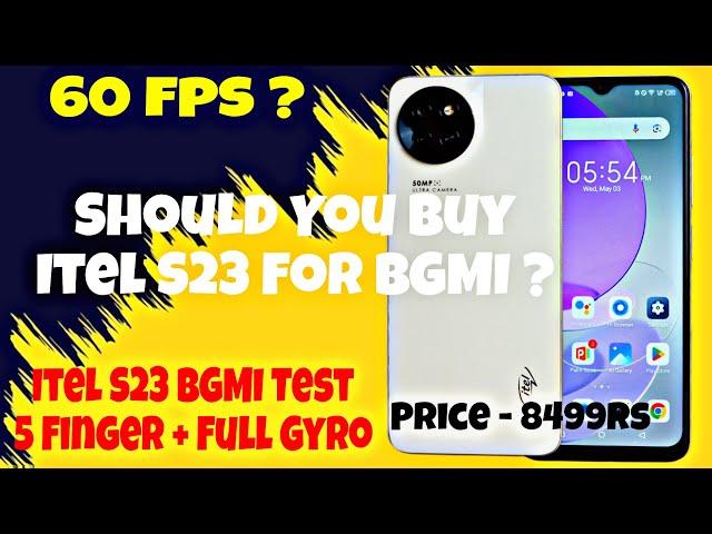 Itel S23 Pubg Test | 60 Fps ? | Gyro ? | Itel S23 Gaming Test | Itel S23 Bgmi Test #itels23