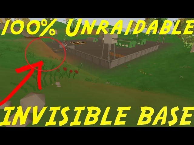 UNTURNED: 100% UNRAIDABLE GLITCH BASE! (Invisible Glitch)