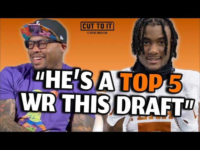 Steve Smith Sr. breaks down Adonai Mitchell | 2024 NFL Draft WR Prospect