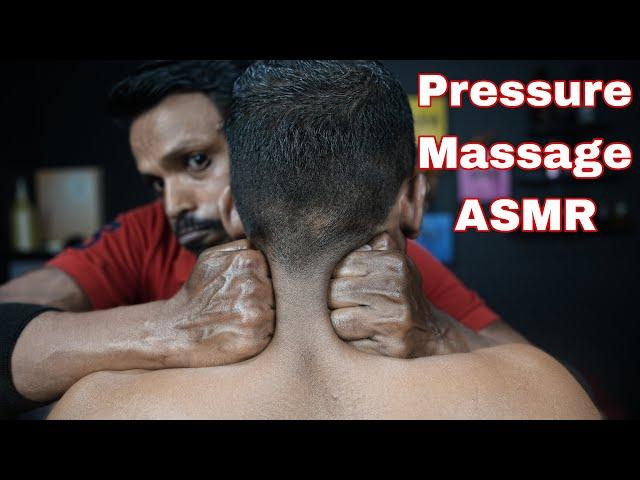 Much Pressure For Pain Relief Massage | ASMR Strong Wrist Barber Pain Relief Deep Tissue Massage