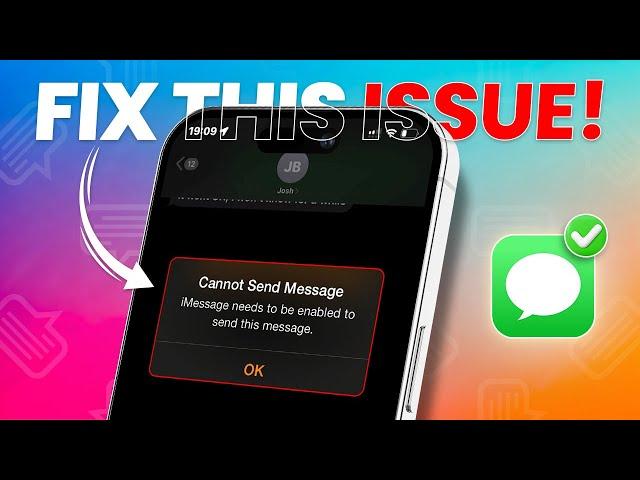 How to Fix "Cannot Send Message" Error on iPhone