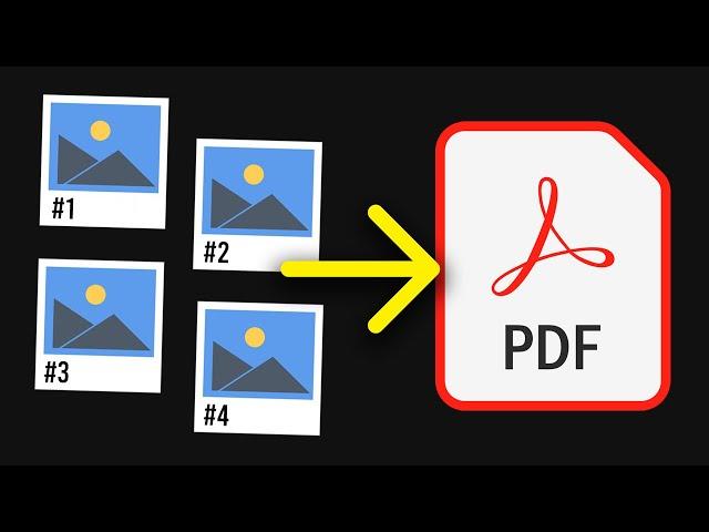 How To Convert MULTIPLE PHOTOS into One PDF in Mobile (FREE and Easy)