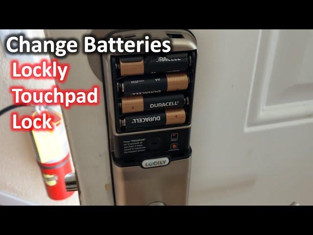 How To Change Batteries in Lockly Touchpad Door Lock | The DIY Guide | Ep 168