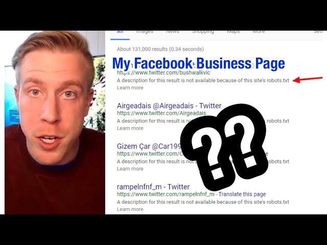 When will my Facebook Business Page Show in Google